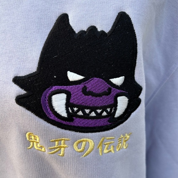 Wild Fang Hoodie Legend of Demon Fang Lavender Cat Monster Unisex Size Medium - Picture 4 of 7